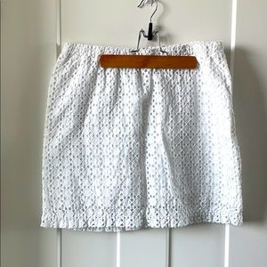Gap cotton eyelet skirt
